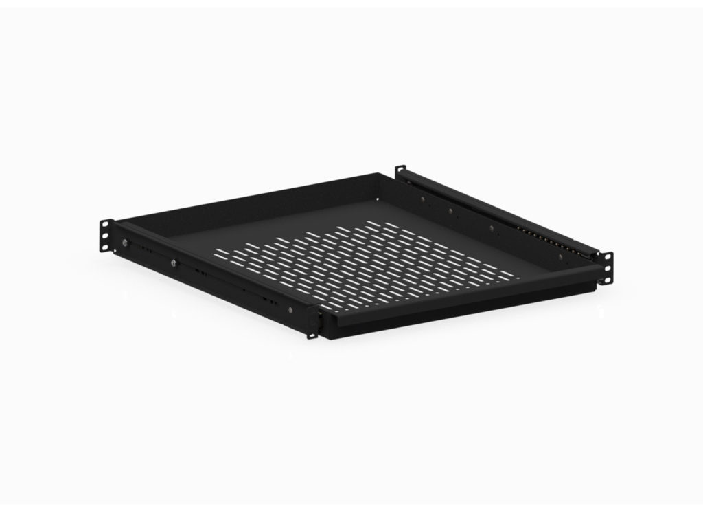 1U 20 Vented Rack Mountable Sliding Shelf - Kendall Howard