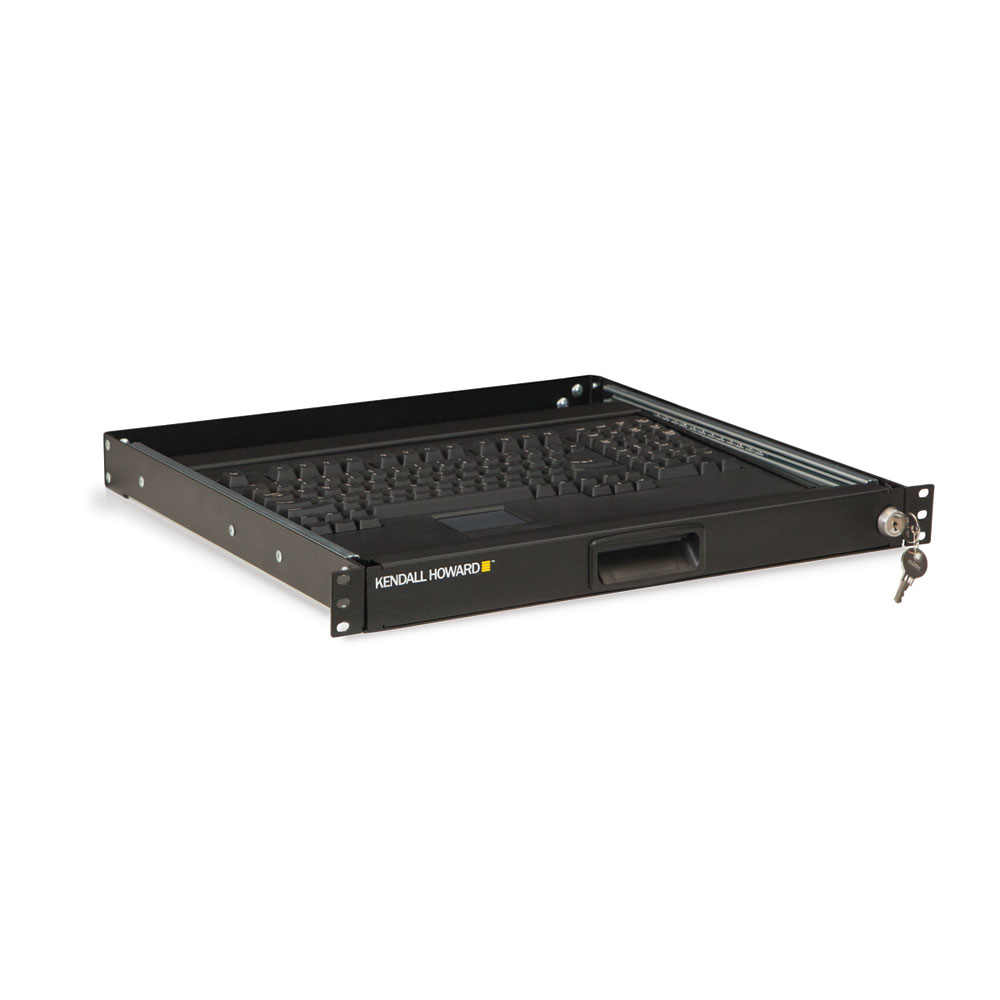 1U Rack Mount Sliding Keyboard Drawer 19 Keyboard Tray