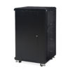 22U LINIER® Server Cabinet - Glass/Vented Doors - 24" Depth - Image 2