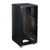 27U LINIER® Server Cabinet - Glass/Glass Doors - 24" Depth - Image 2