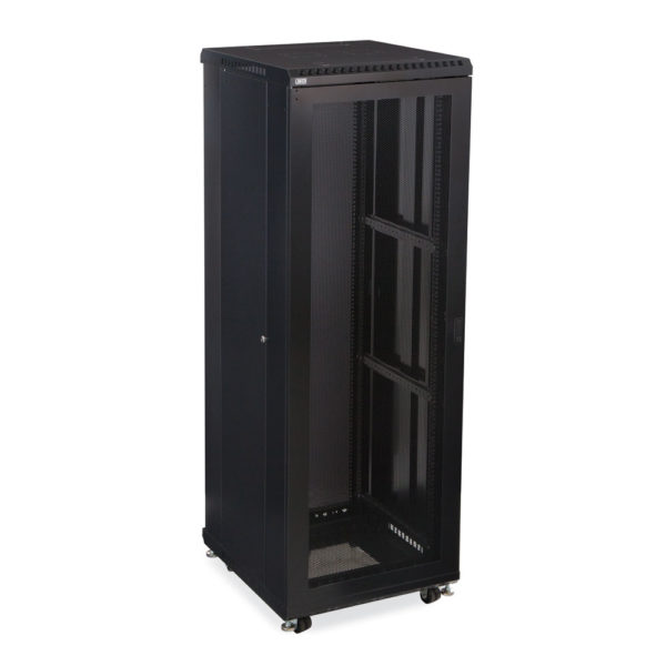 37U LINIER® Server Cabinet- Vented/Vented Doors - 24" Depth