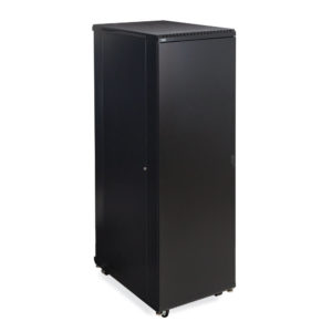 37U LINIER® Server Cabinet - Solid/Solid Doors - 36" Depth
