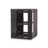 18U LINIER® Swing-Out Wall Mount Cabinet - Glass Door - Image 3