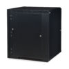 15U LINIER® Swing-Out Wall Mount Cabinet - Solid Door - Image 2