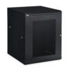 15U LINIER® Swing-Out Wall Mount Cabinet - Vented Door - Image 3