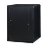 18U LINIER® Swing-Out Wall Mount Cabinet - Vented Door - Image 2