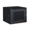 9U LINIER® Fixed Wall Mount Cabinet - Vented Door - Image 3