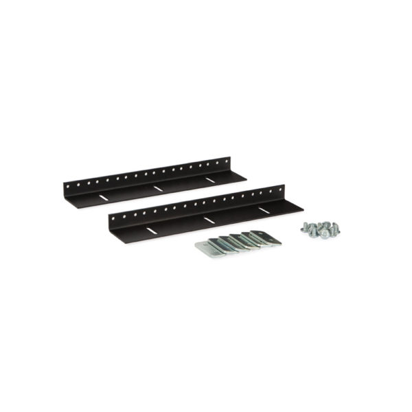6U LINIER® Wall Mount Vertical Rail Kit - 10-32 Tapped