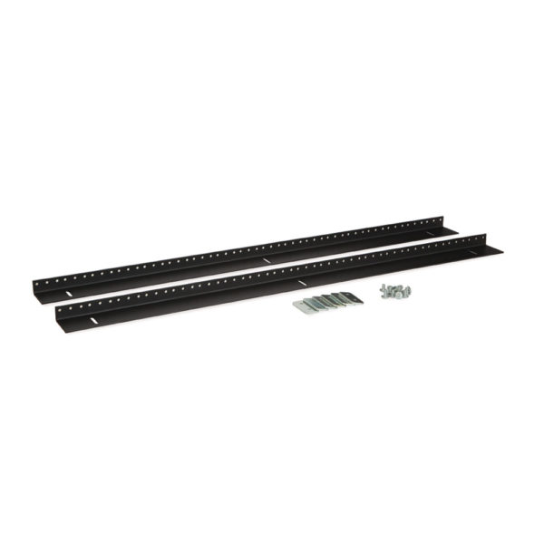 18U LINIER® Wall Mount Vertical Rail Kit - 10-32 Tapped