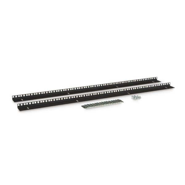 22U LINIER® Server Cabinet Vertical Rail Kit - Cage Nut