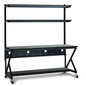 72" Performance 100 Series® LAN Station - African Mahogany