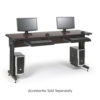 72" W x 24" D Training Table - African Mahogany - Image 6