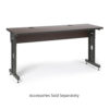 72" W x 24" D Training Table - African Mahogany - Image 5