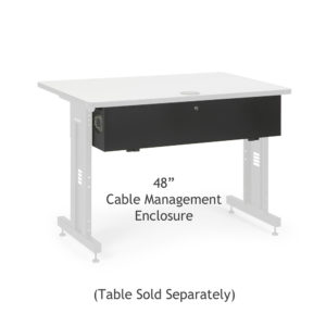 48" Training Table Cable Management Enclosure