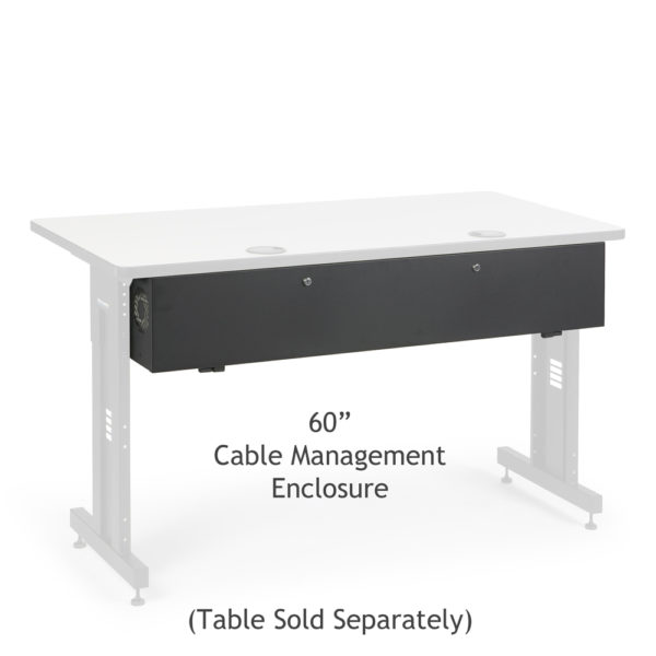 60" Training Table Cable Management Enclosure