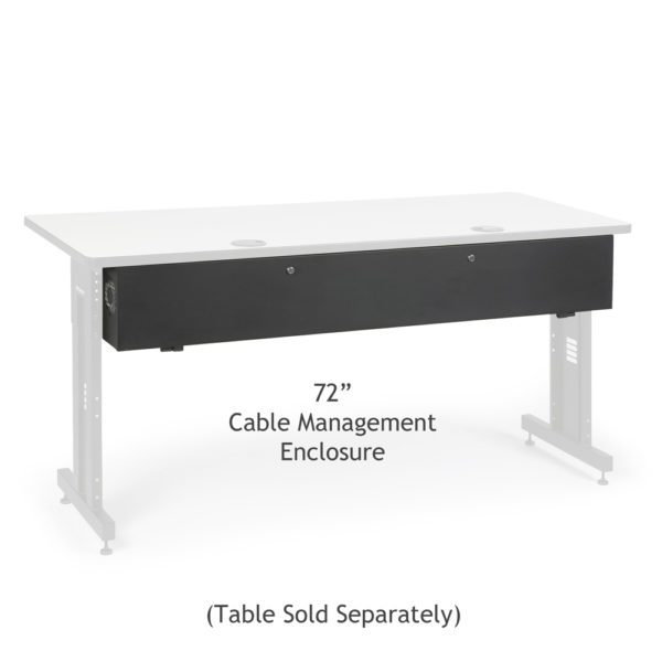 72" Training Table Cable Management Enclosure