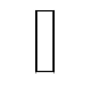 41U 4 Post Knockdown Open Frame Rack - Image 4