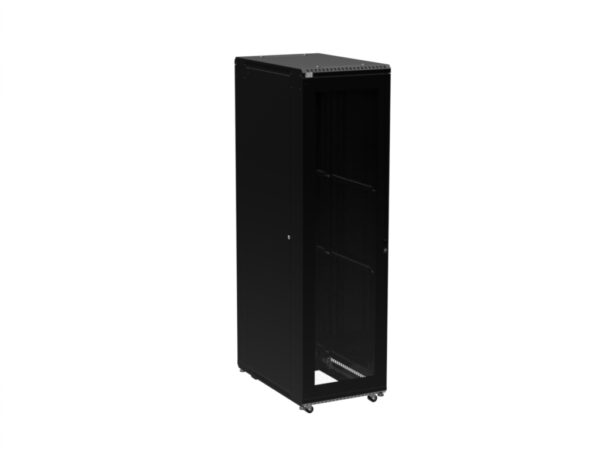 45U LINIER® Server Cabinet - Glass/Solid Doors - 36" Depth