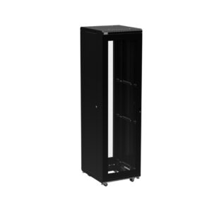 45U LINIER® Server Cabinet - Glass/Glass Doors - 24" Depth