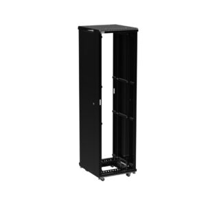 45U LINIER® Server Cabinet - No Doors With Side Panels - 24" Depth