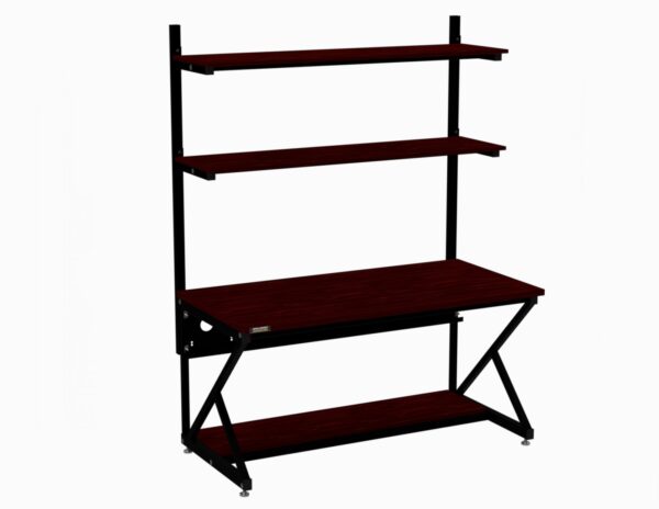 60" Performance 100 Series® LAN Station - African Mahogany