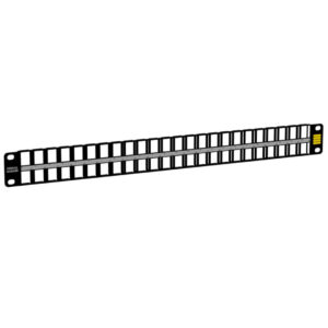 1U 48 Port Blank Keystone Patch Panel - Welded